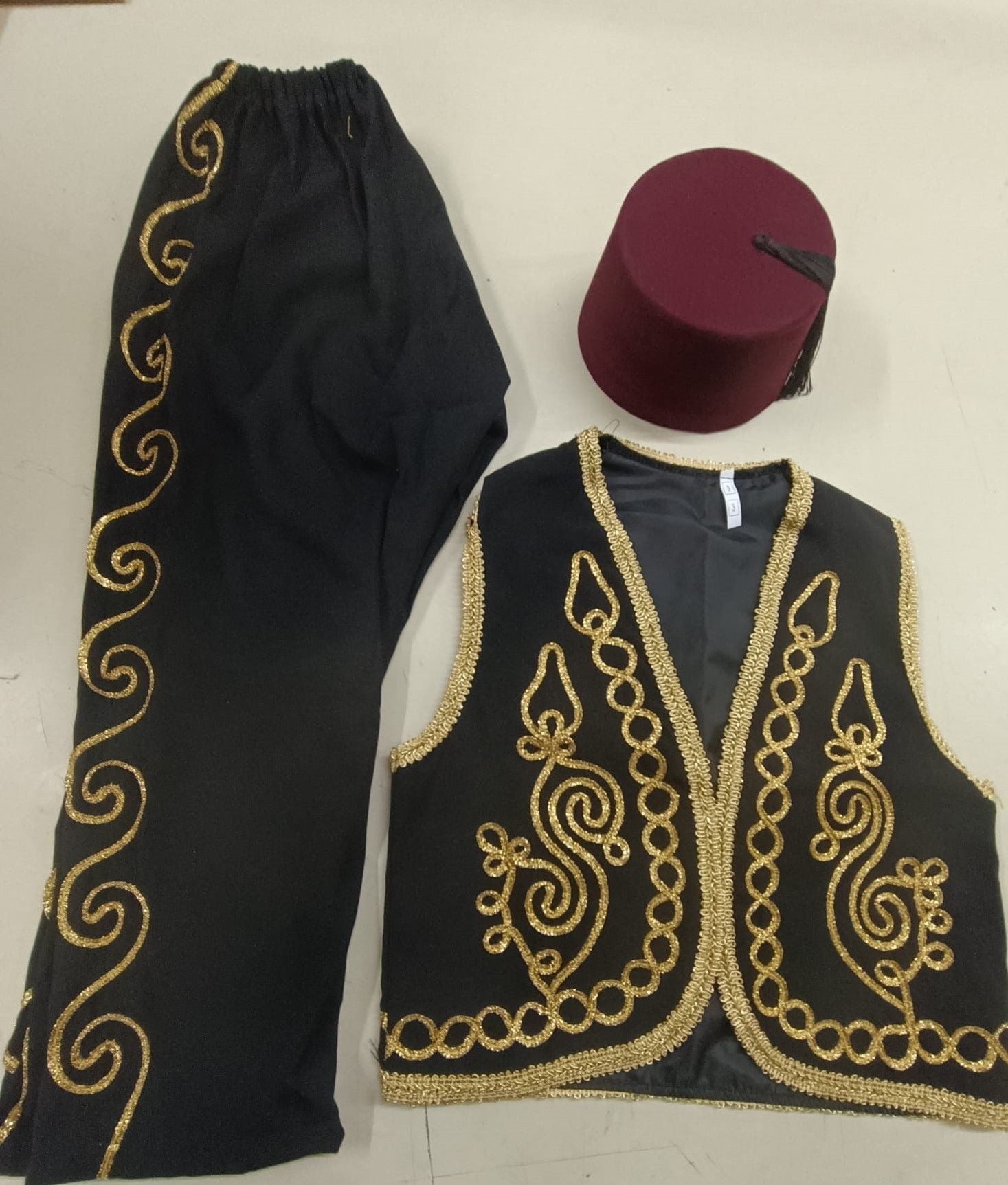 23 Nisan Cepken Şalvar Fes Kıyafeti 13-14 yaş