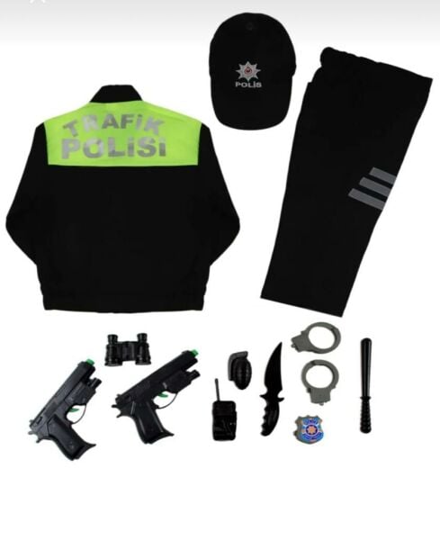 Çocuk Trafik Polis Kıyafeti