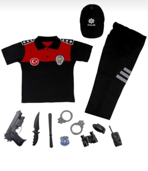 Çocuk Yunus Polis Kıyafeti