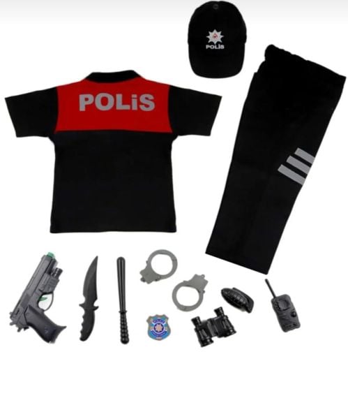 Çocuk Yunus Polis Kıyafeti 8 yaş