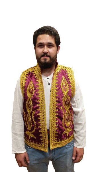 Kadife Damat Yeleği