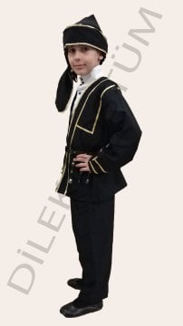 Artvin Erkek Çocuk Kıyafeti Atabarı Folklör Kostümü