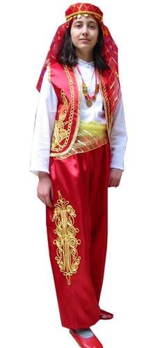 23 Nisan Kostümü Yöresel Folklör Kıyafeti Kız Çocuk