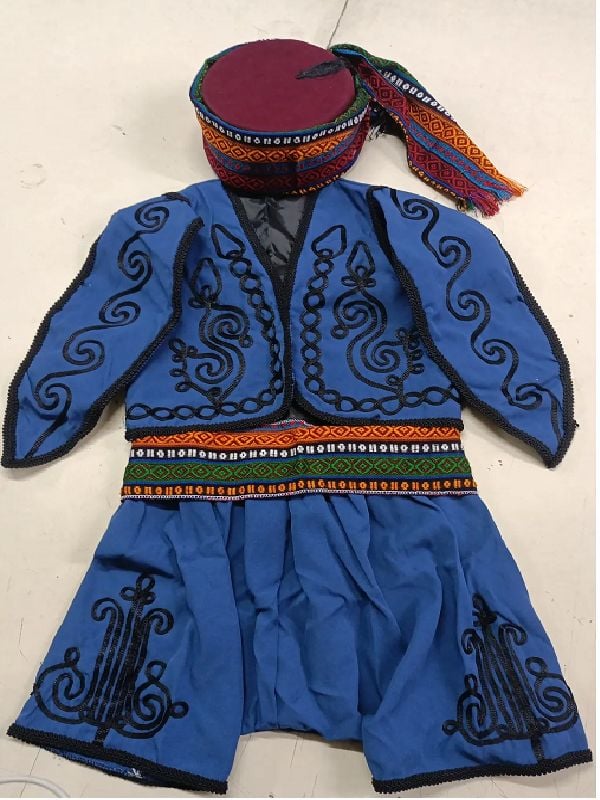 23 Nisan Zeybek Kıyafeti Erkek  5 Parça Folklör Kostümü