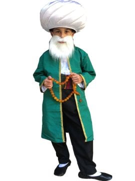 Nasreddin Hoca Çocuk Elbisesi Nasrettin Kostümü