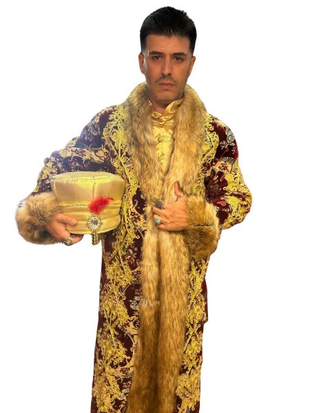 Padişah Fotoğraf Çekimlik Kolay Giyilebilir Kostüm Osmanlı Sultan