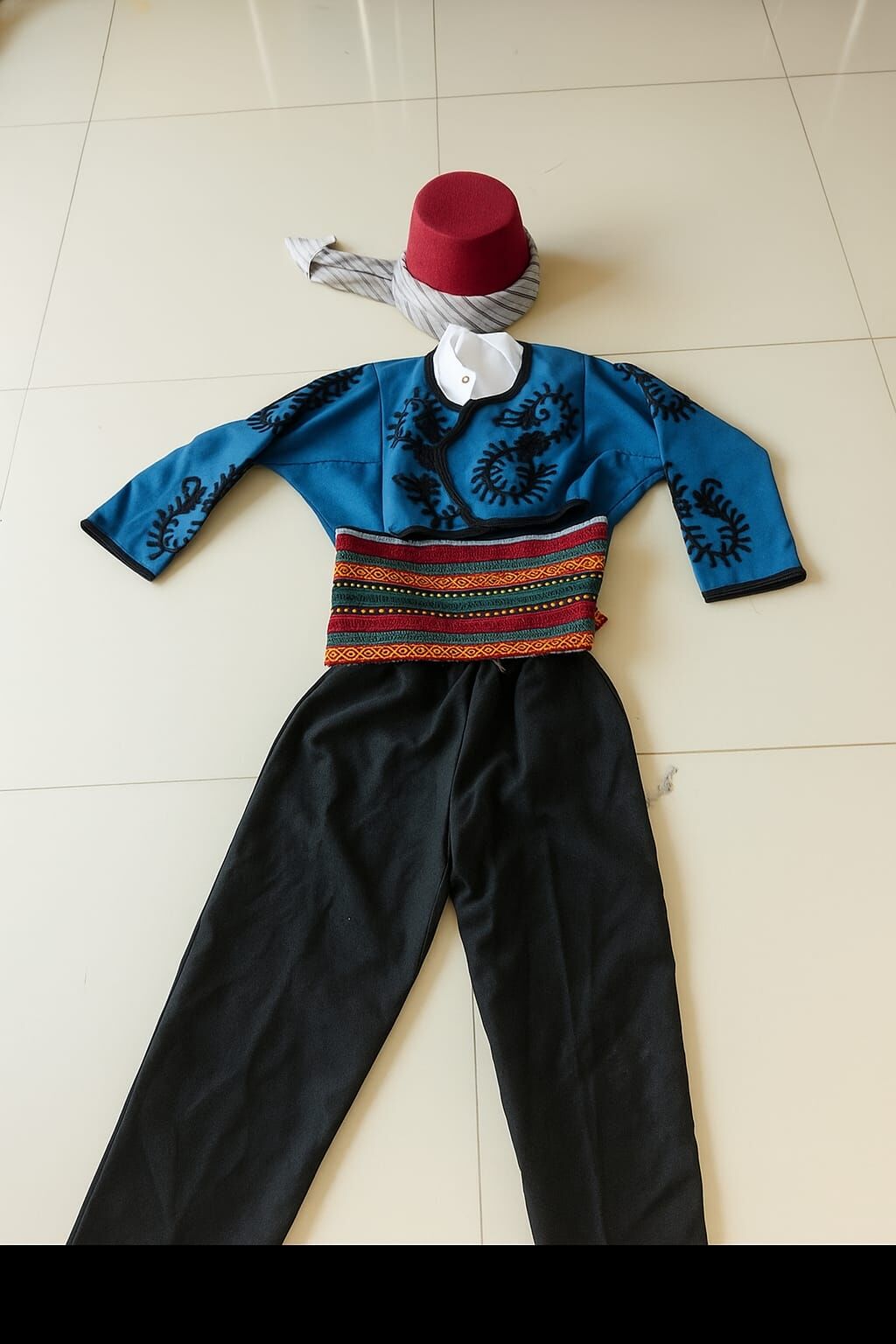 Teke Erkek Çocuk Kostümü Antalya Burdur Yöresel Kıyafeti Çocuk Folklor Kostümü