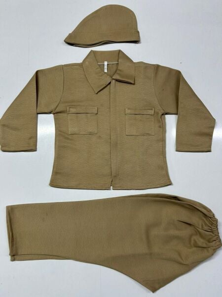 3 Parça Çanakkale Asker Er Kostüm Kuvai Milliye Kıyafetleri 18 Mart Kostümleri