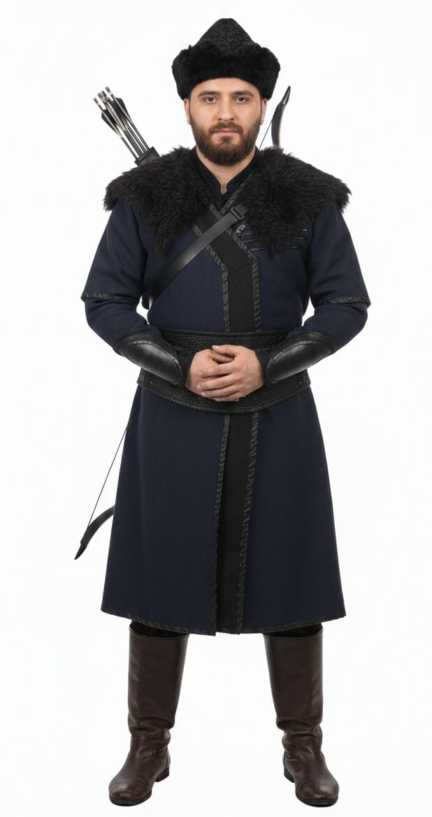 Geleneksel Okçu Erkek Kostümü Kemankeş Kıyafetleri