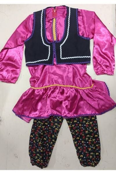 Karadeniz Kız Kostümü 3 Parça Folklör Kostümü 23 Nisan