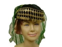 Kına Başlığı Tüllü Başlık Paralı Fes