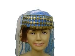 Kına Başlığı Tüllü Başlık Paralı Fes