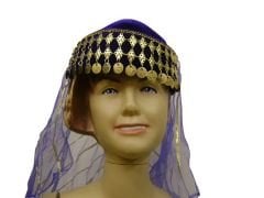 Kına Başlığı Tüllü Başlık Paralı Fes